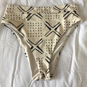 Aerie high waisted cheeky bikini bottoms